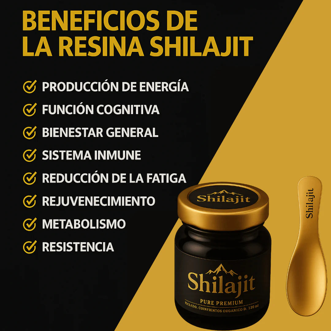 EL ORO NEGRO DEL HIMALARA SHILAJIT™ 100% PURO Y NATURAL