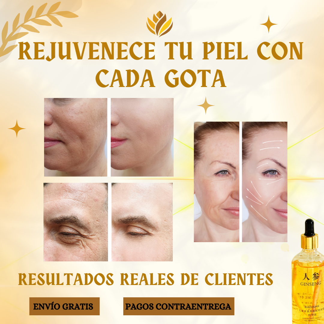 Oferta Especial 2x1: Ginseng™ - Serum Rejuvenecedor Reafirmante Anti-Arrugas