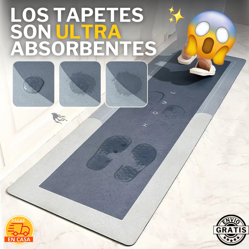 Combo de tapetes para cocina ULTRA ABSORBENTES Y ANTIDESLIZANTES