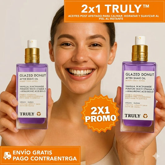 Oferta Especial 2x1: Truly™  Glazed Donut atter shave oil