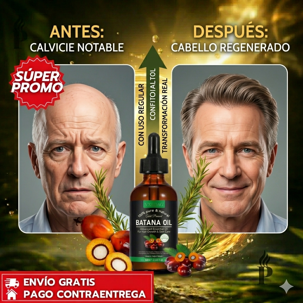 BatanaGlow™: Aceite de Batana que Nutre, Repara y Devuelve el Brillo al Cabello. ✨