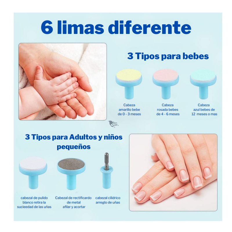 LIMA PULIDORA DE UÑAS PARA BEBE