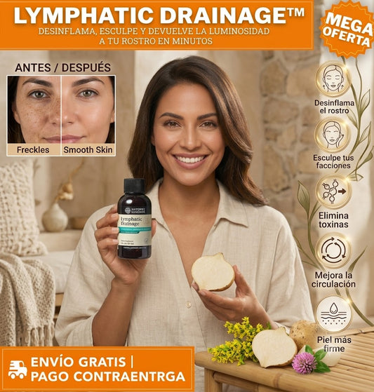 LYMFATIC DRAINAGE™ Desinflama, Esculpe y devuelve la luminosidad a tu rostro