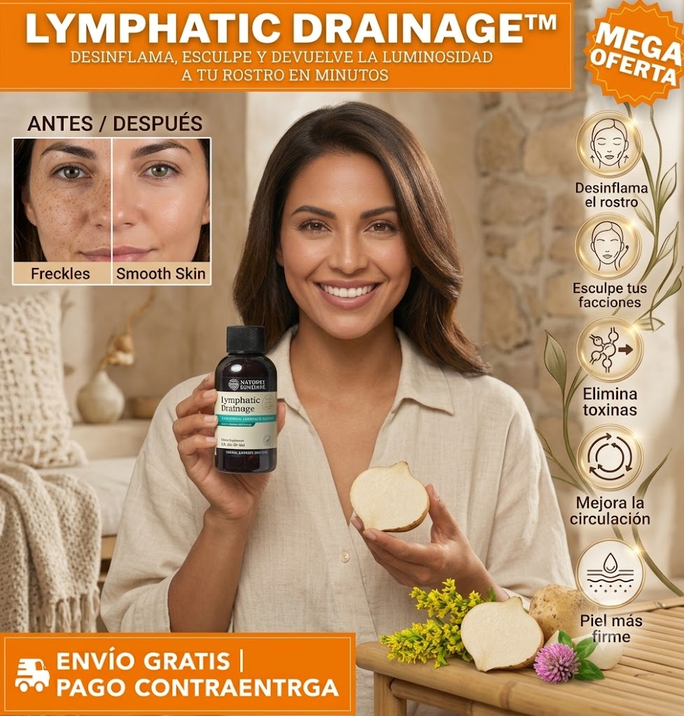 LYMFATIC DRAINAGE™ Desinflama, Esculpe y devuelve la luminosidad a tu rostro