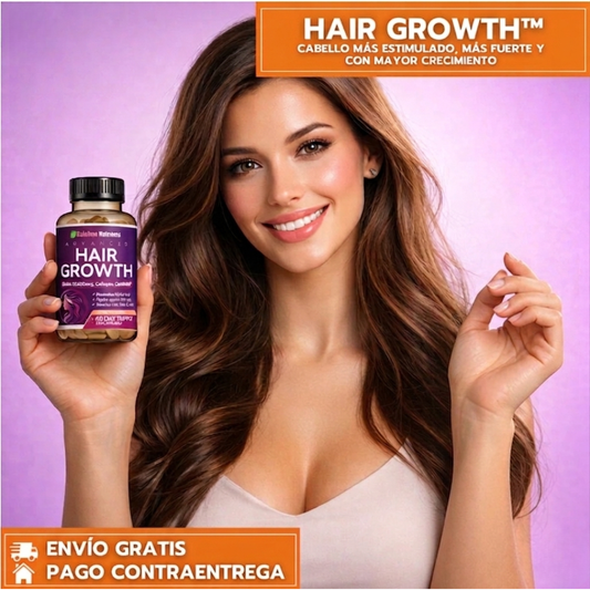 HairGrowth™: Cabello Más Estimulado, Con Mayor Crecimiento y Más Fuerte