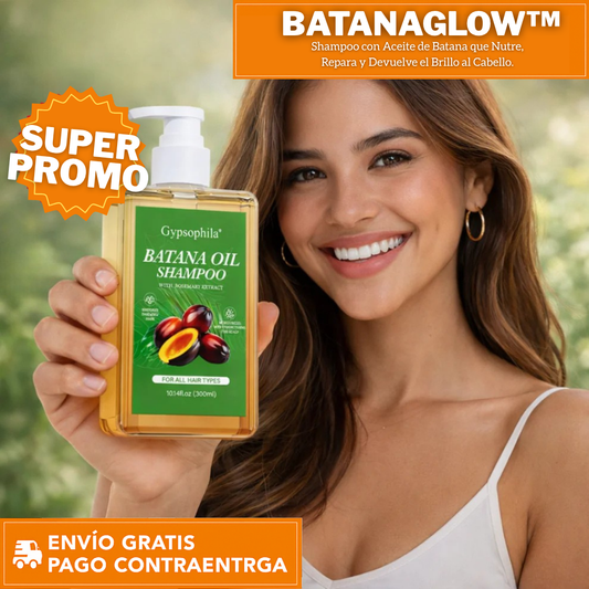 BatanaGlow™: Shampoo con Aceite de Batana que Nutre, Repara y Devuelve el Brillo al Cabello. ✨