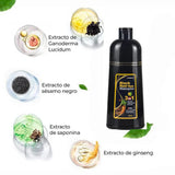 Oferta Especial 3 in 1: Black Hair Dye Shampoo de Henna™ — Cubre Canas al Instante