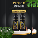 Oferta Especial 3 in 1: Black Hair Dye Shampoo de Henna™ — Cubre Canas al Instante