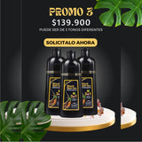 Oferta Especial 3 in 1: Black Hair Dye Shampoo de Henna™ — Cubre Canas al Instante