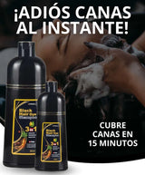 Oferta Especial 3 in 1: Black Hair Dye Shampoo de Henna™ — Cubre Canas al Instante